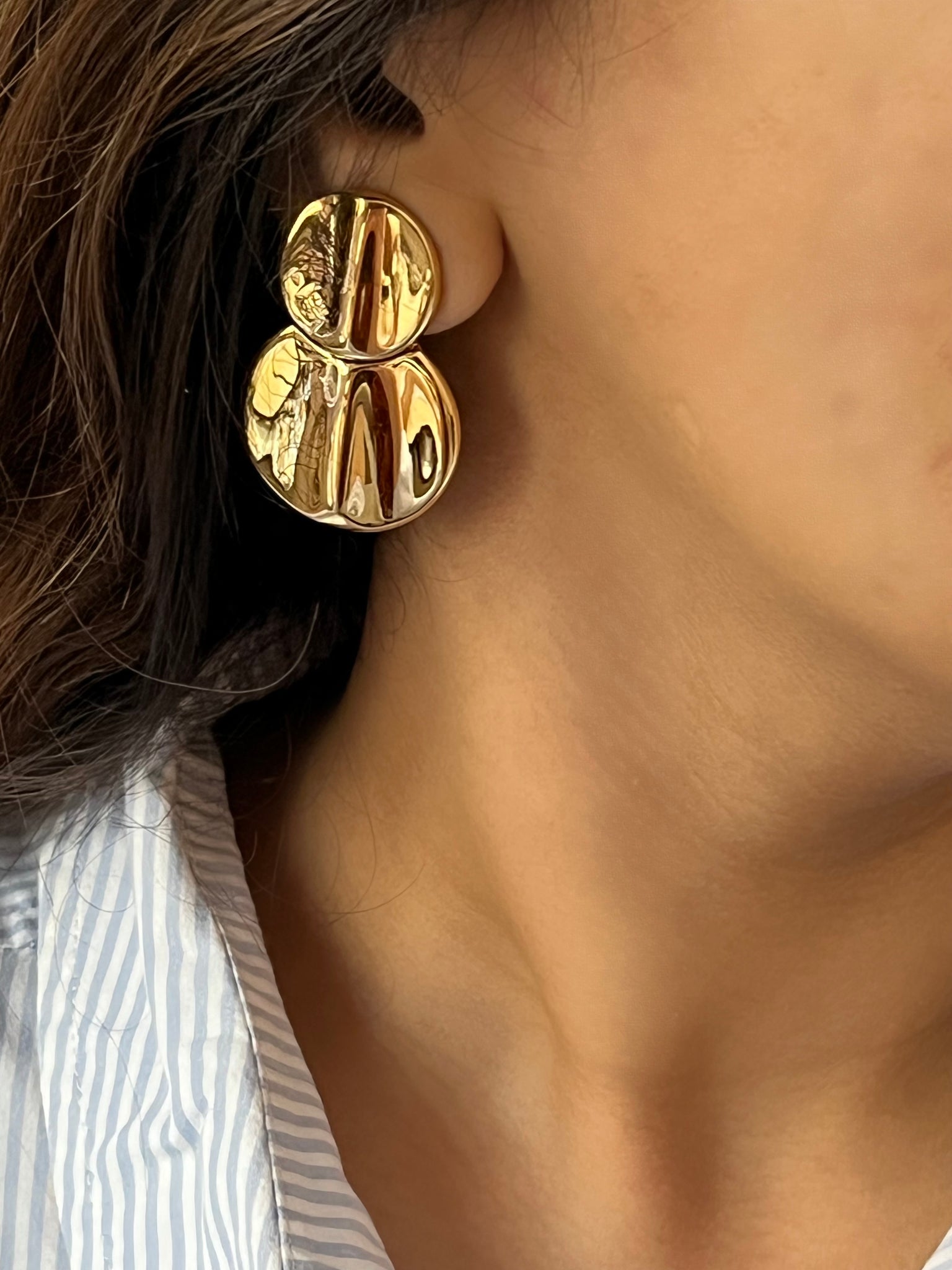 Vintage Bijoux GIVENCHY EARRINGS Rhinestone HEARTS Clip Goldtone | eBay